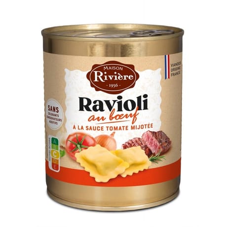 Maison riviere ravioli boeuf 800g