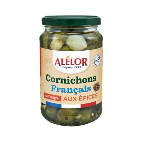 Alelor cornichons français au vinaigre 185g