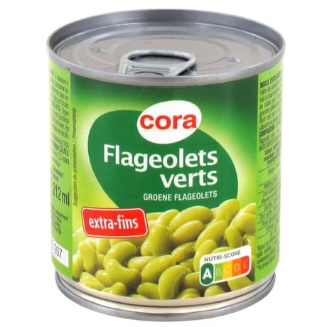 Cora flageolets extra fins 1/4 130g
