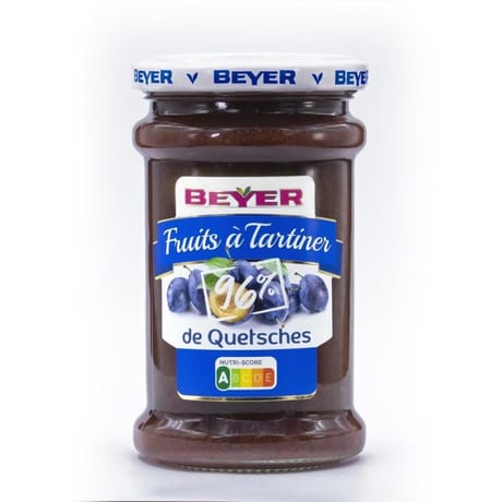 Beyer fruits à tartiner 96% de quetsches 245g