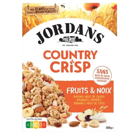 Jordans country crisp fruits et noix 500g