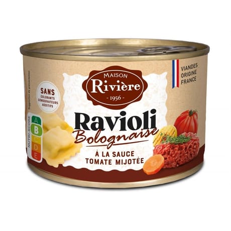 Maison riviere ravioli bolognaise 400g