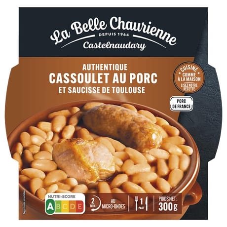 La belle chaurienne cassoulet au porc et saucisse de toulouse 300g
