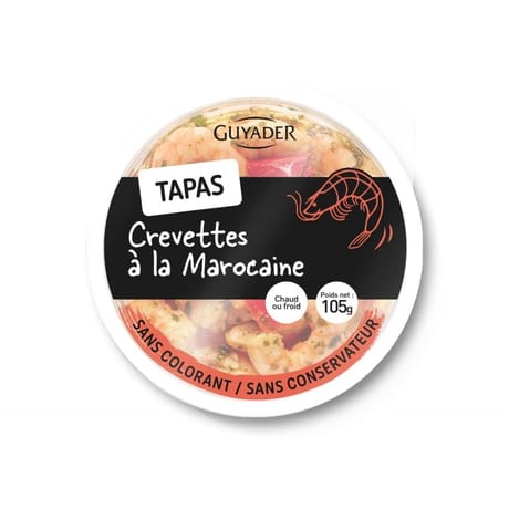 Tapas de crevettes a la marocaine