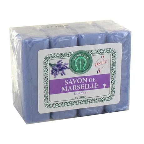 La boucle savon de marseille lavande 4x100g