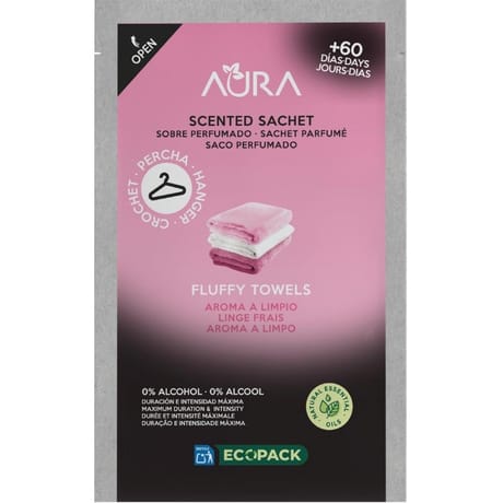 Aura sachet parfumé linge frais ecopack
