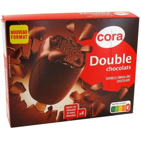 Cora double chocolat 4 x 90ml 299g