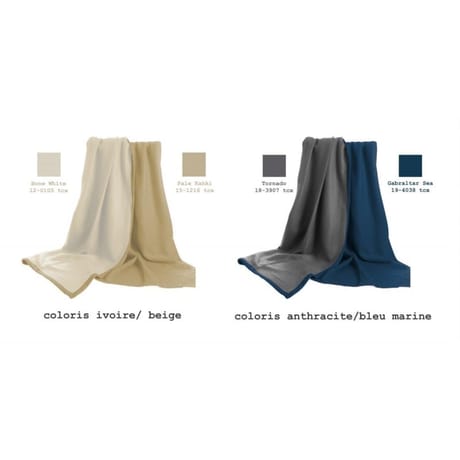 Couverture polaire double face 240x220cm