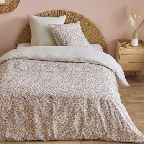 Parure housse de couette 200x200 + 2 taies 63x63 liberty