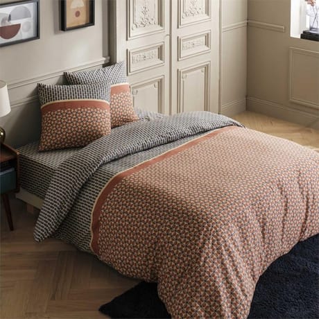 Parure housse de couette 260x240 + 2 taies 63x63 begin