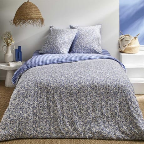 Parure housse de couette 200x200 + 2 taies 63x63 sakura