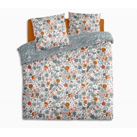 Parure housse de couette 200x200 + 2 taies 63x63 floral