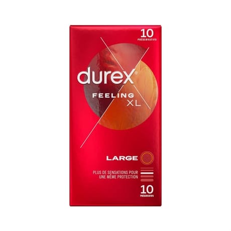 Durex préservatifs feeling xl large x10