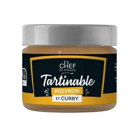 Chef de france tartinable poivron curry 100g