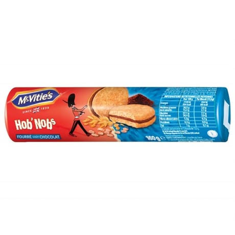 Mc Vitie's hob'nobs chocolat roll 160g