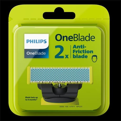 Philips qp 215150 lames one blade anti friction x2
