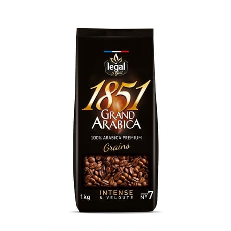 Legal 1851 grand arabica grains intense 1 kg