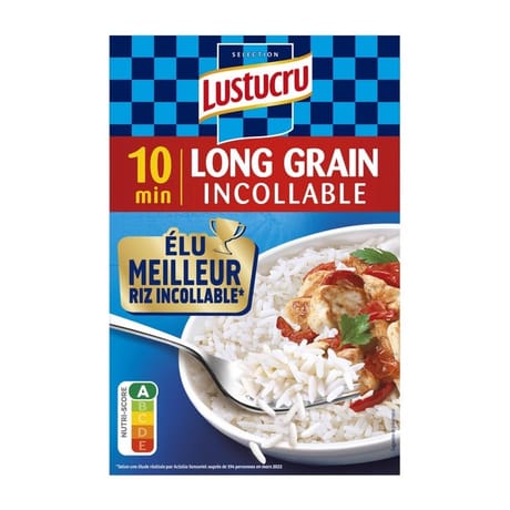 Lustucru riz long grain 10 minutes