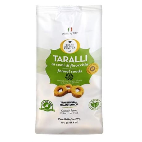 Terre di puglia taralli graines de fenouil 250g