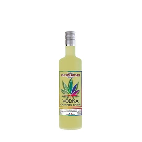 Cherry Rocher vodka cannabis sativa 70cl 37,5 °Vol