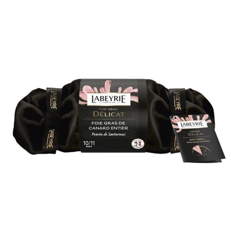 Labeyrie foie gras de canard entier au sauternes délicat torchon 330g