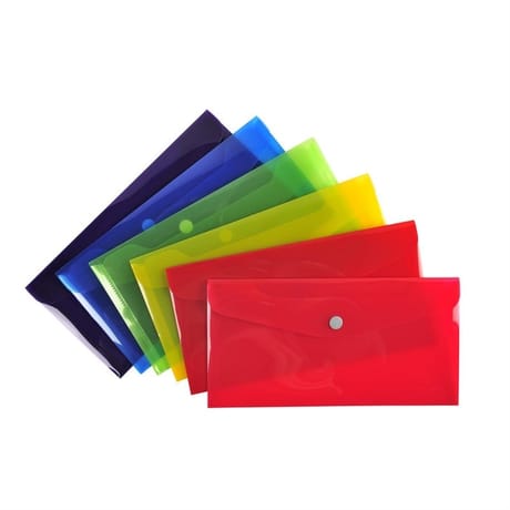 Exacompta pochettes enveloppes 12x24 iderama polypro