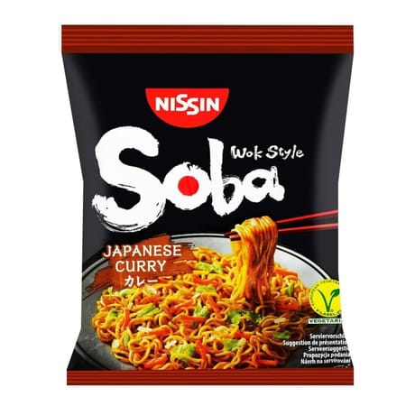 Nissin soba bag japanese curry 111g