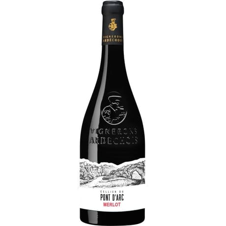 IGP Ardèche Pont d'Arc Merlot 14.5% Vol.75cl