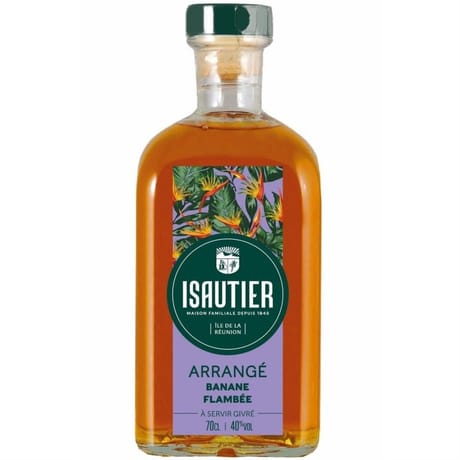 Isautier arrange banane flambée 40° 70cl