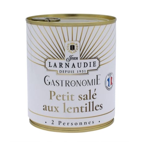 Jean larnaudie petit sale lentille " gastronomie " boite 840g
