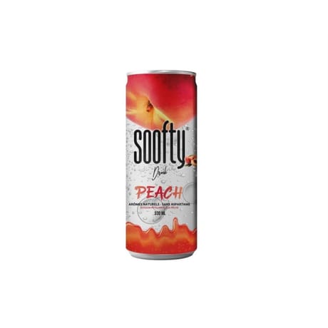 Soofty dink Boisson pêche 330 ml