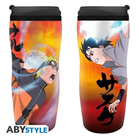Mug 355 ml de voyage naruto shippuden naruto vs sasuke