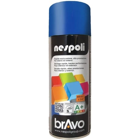 Nespoli aérosol de peinture professionnelle bleu signal 400 ml