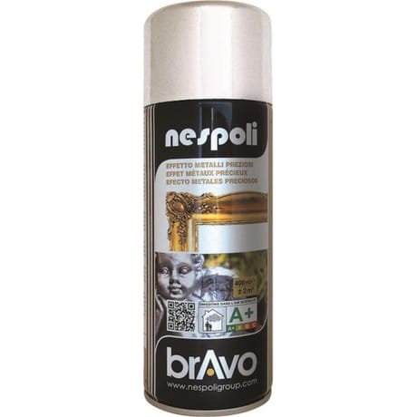Nespoli aérosol de peinture professionnelle argent 400ml