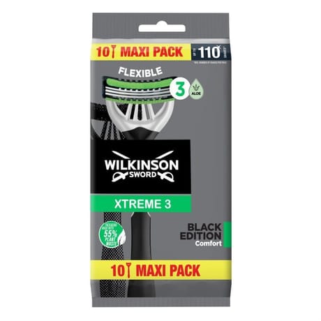 Rasoirs Jetables Xtreme 3 Black x10