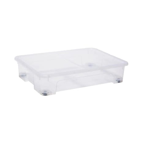 Sundis boîte de rangement view box transparent sous-lit 50 l
