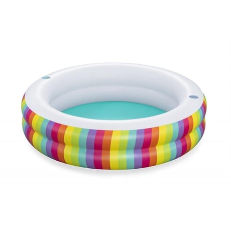 Piscine familiale gonflable rainbow dreams  2,06mx2,06mx51cm
