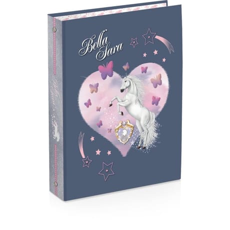 CLASSEUR CARTE A4 D40 BELLA SARA ROMANTIC 2 DECORS ASSORTIS