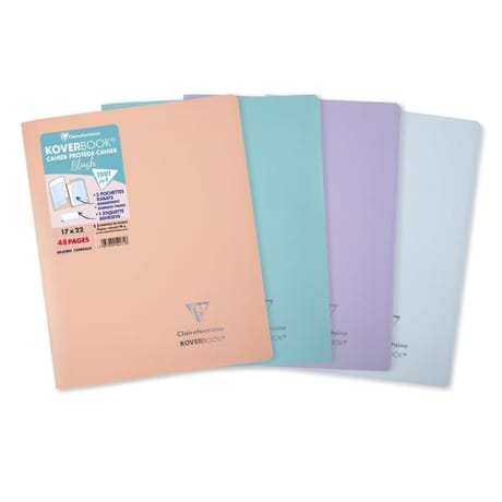 Clairefontaine koverbook 170x220 48p seyes blush
