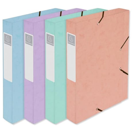 Boite de classement a elastique dos de 60mm 240x320 carte lustree