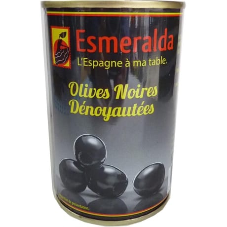 Esmeralda olives noires dénoyautées 115g
