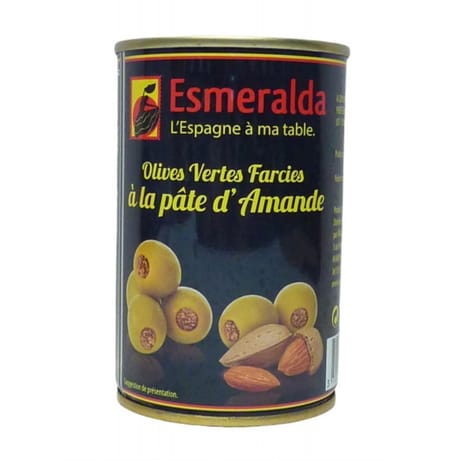Esmeralda olives farcies aux amandes 120g