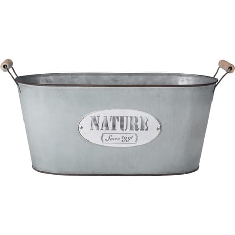 Jardinière zinc 395x175x195mm