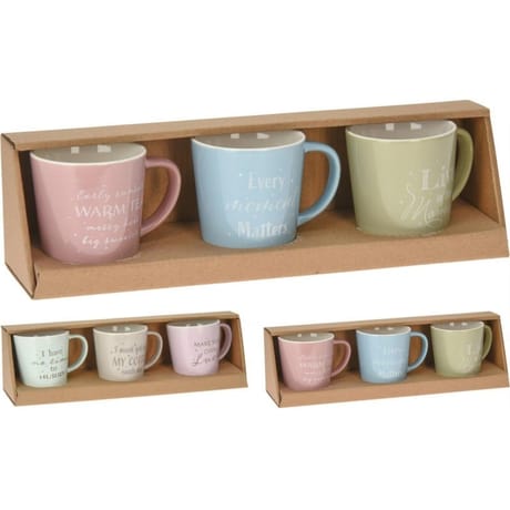 Mugs x3