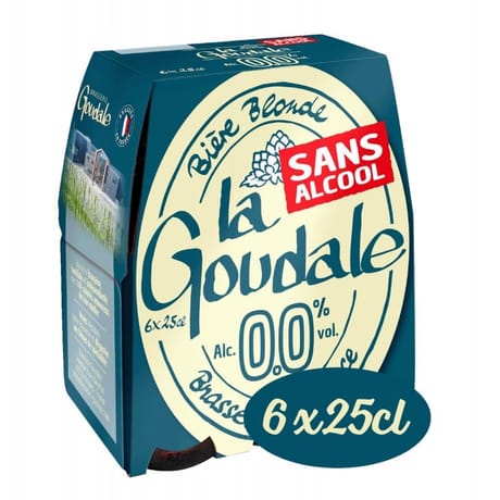 La Goudale sans alcool 6x25cl Vol.0%
