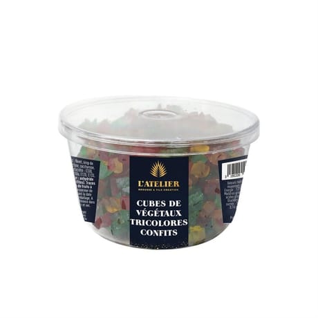 Cubes tricolores (confitmix) 200g