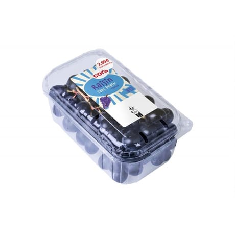Raisin noir sans pepins cora barquette 500g