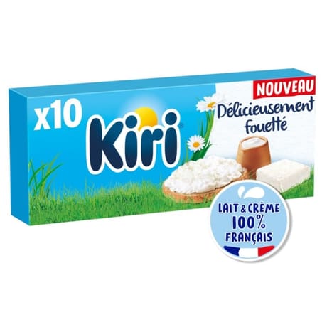Kiri délicieusement fouetté 10 portions 160g