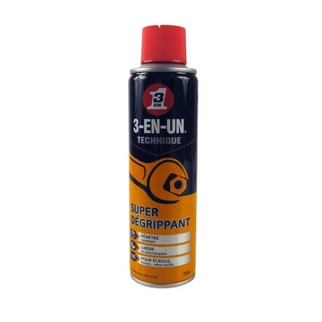 3 en 1 aerosol super dégrippant 250 ml