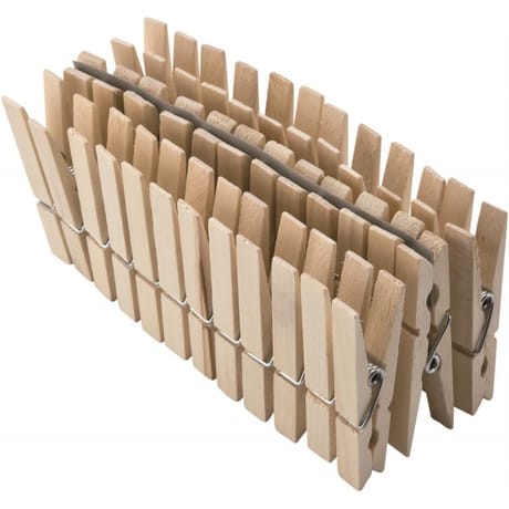 36 pince linge bois 72mm